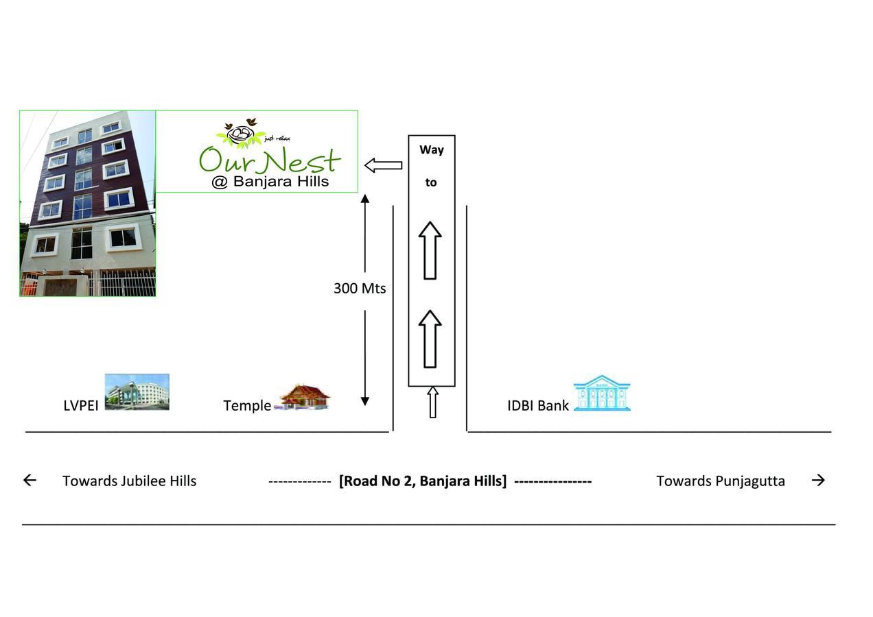 Our Nest Banjara Hotel Hyderabad Ngoại thất bức ảnh